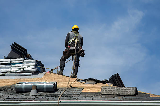 Professional Metal Roofing technician working in Sand Springs, MT